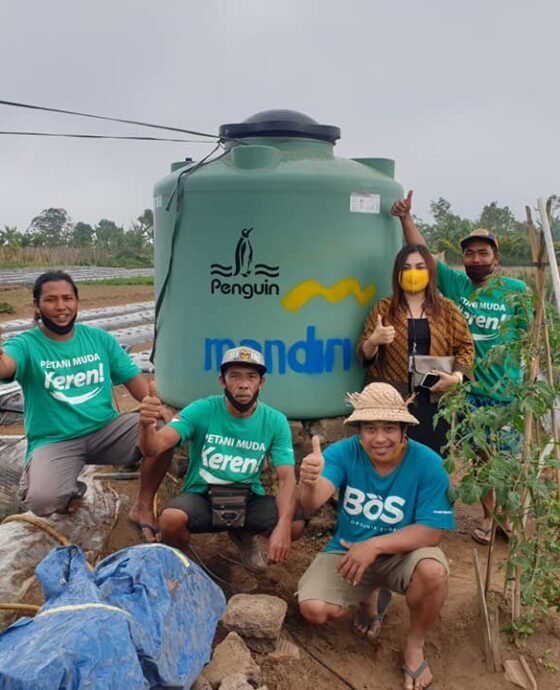 Kilas Balik 2020, CSR Bank Mandiri Dukung Mekanisasi dan Pengendalian Jarak Jauh
