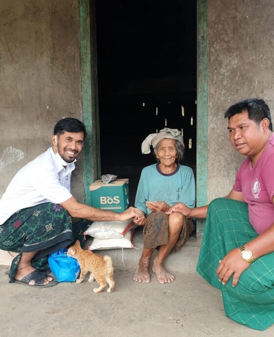 Kilas Balik 2020, Paket Pangan Sehat untuk Lansia di Desa Pempatan, Karangasem