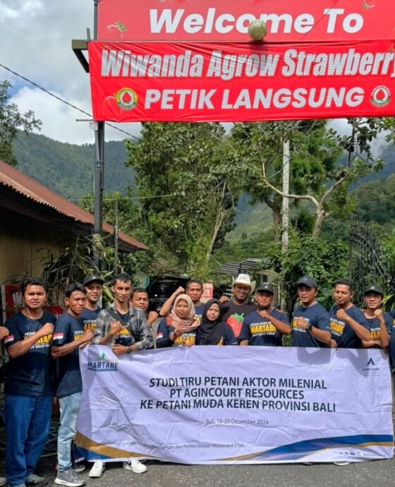 Pelatihan Petani Muda Keren Martabe di P4S PMK Wiwanda Agrow, Pancasari, Buleleng Bali