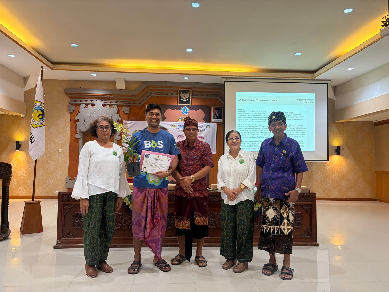 Petani Muda Keren dalam forum KTNA Bali