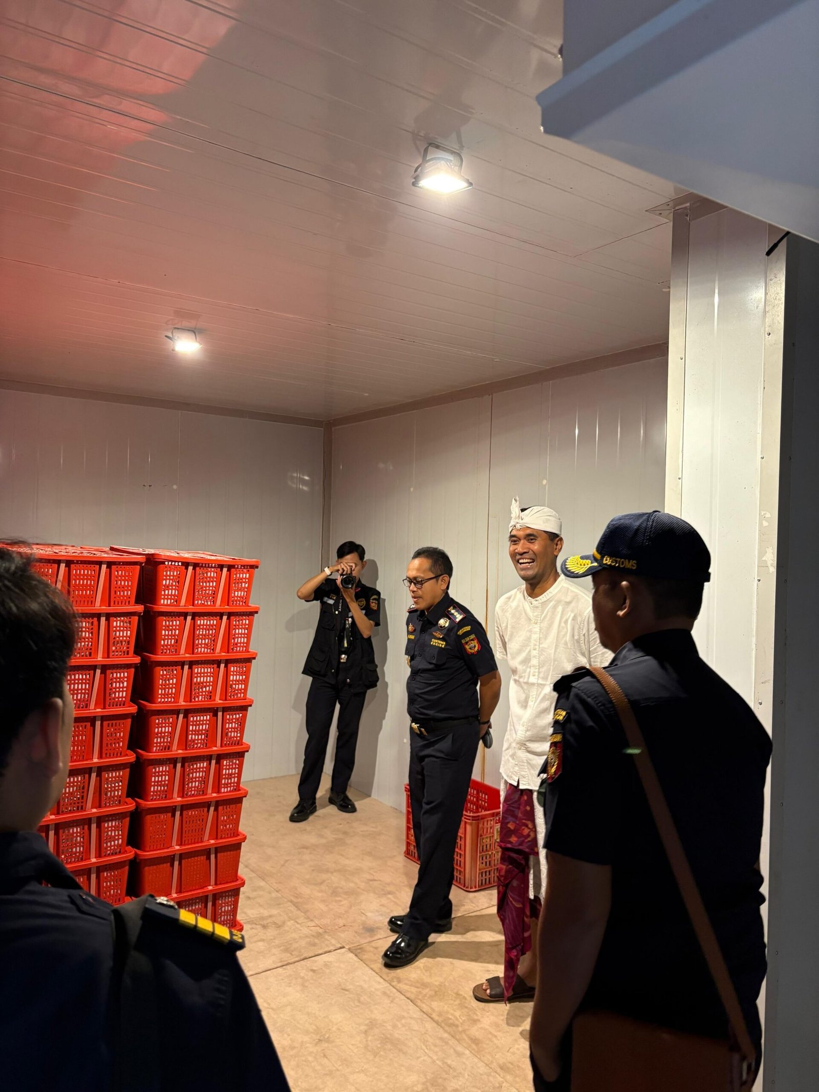 Peninjauan fasilitas penyimpanan Bali Organik Subak