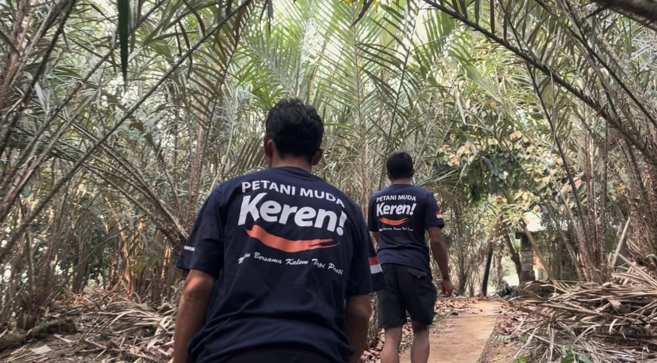 Monitoring kebun salak Munduk Temu Koperasi Petani Muda Keren