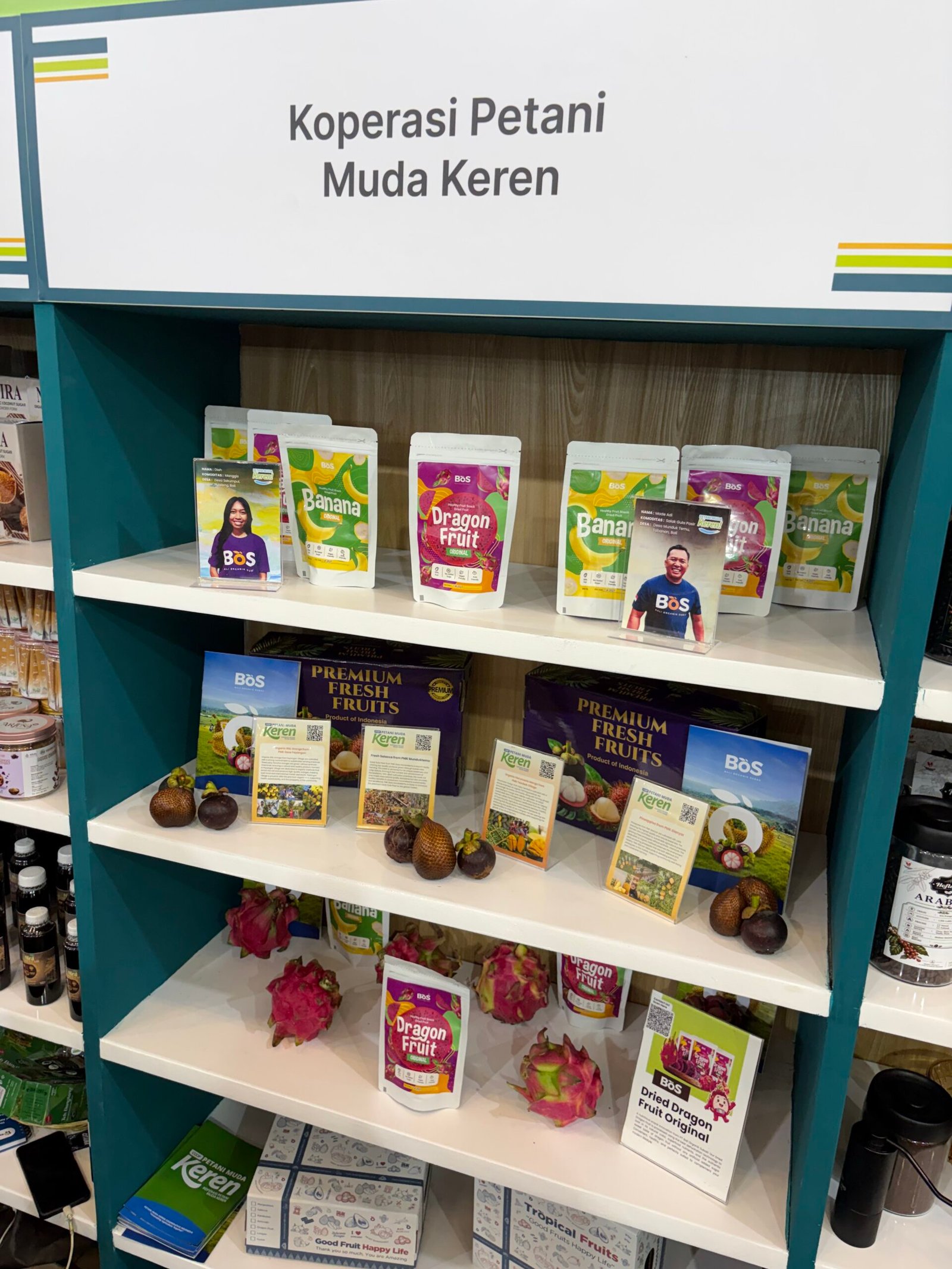 Produk BOS dan PMK di area pameran