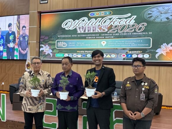 Agung Wedhatama Jadi Narasumber World Food Weeks 2026 di Universitas Udayana, Dorong Kedaulatan Pangan